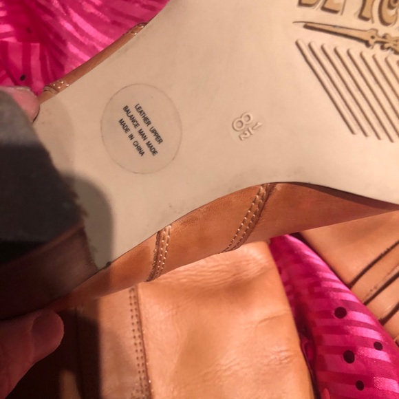 Seychelles, 8.5 Tan Chunky Heel Mid Calf Boot - Picture 7 of 10